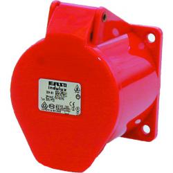 Socket outlet- straight - 5-pole- 400 V 6h