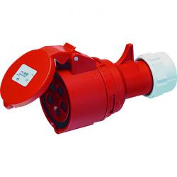 CEE-koppeling spatwaterdicht 5-polig - 400 V - 6 h