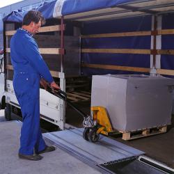 Aluminium-Überfahrbrücke - Typ KBS - Tragkraft 4000 kp - Länge bis 910 mm - Preis per Stück