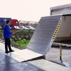Lastbrygga - typ FBTV - skjutbar i sidled - 4000 kg