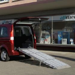 Rullstolsramp - RLK-Z - vikbar x 3 - till 350 kg - till 2,90 m längd