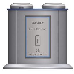 Gedore charging station - for two lithium-ion batteries for E-Torc Q - Price per piece