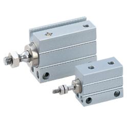 Cilindro miniatura SMC para montaje directo CUJB-SM - simple efecto - retracci&oacute;n por resorte - v&aacute;stago con rosca exterior