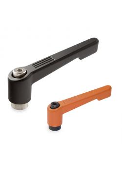 Clamping lever nut - zinc diecasting - adjustable R42 to R78 - M 6 to M 10