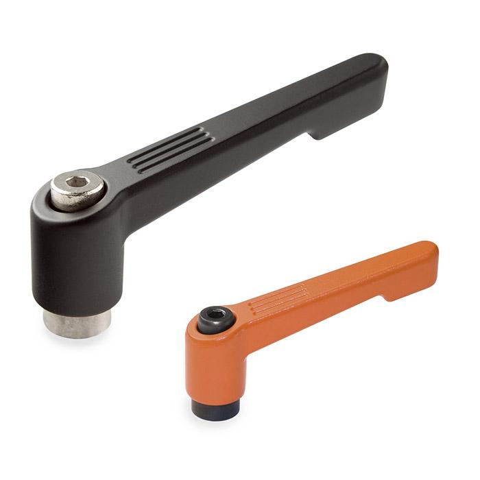 Clamping lever nut - zinc diecasting - adjustable R42 to R78 - M 6 to M 10