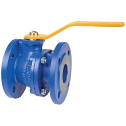 V&aacute;lvula de bola con bridas - Carcasa de fundici&oacute;n - 2 piezas - Paso total - DN 32 a 200 - PN 16 - Precio por unidad