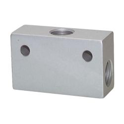 Zawór OR - anodowane aluminium - wykonanie standardowe - IG G 1/8" do G 1/4" - przepływ do 1200 l/min - PN 2 do 10