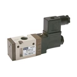 Electrovanne - 3/2 voies - aluminium - pour air comprimé - FI G 1/4" - rappel par ressort N.F. - PN 1,5 à 10