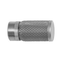 Zuigkorf - roestvrij staal - voor aanzuigkleppen - lichte constructie - aansluitschroefdraad G 1/2" tot G 4" - prijs per stuk