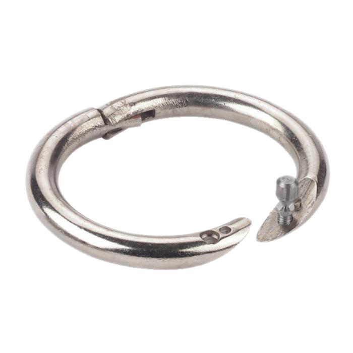Anilla de toro - niquelada, acero inoxidable o latón - diámetro interior 61 mm - PU 6 piezas - Precio por unidad