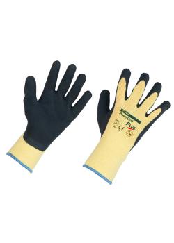 Guante PowerGrab Plus - poliéster / algodón - gris / amarillo - talla 7 a 11