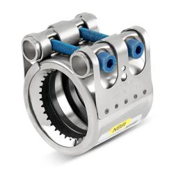 Złączka rurowa GRIP E - Stal nierdzewna W5 - NBR - Szerokość 140 do 141 mm - Rozmiar nominalny 219,1 do 508,0 mm - Cena za sztukę