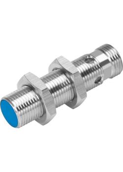 FESTO - SIEH-M12B-NS-S-L-CR - (538253) - Näherungsschalter - hochlegierter Stahl - Schaltausgang NPN - Preis per Stück