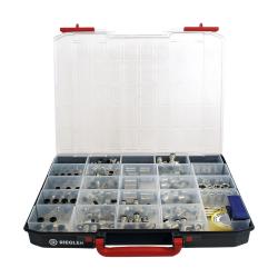 Caja de surtido click-clock - Conexiones r&aacute;pidas - Lat&oacute;n niquelado - Precio por unidad