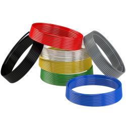 Polyuretanslang - svart - ytterdiameter 3 till 16 mm - v&auml;ggtjocklek 0,75 till 2 mm - PN 7 till 16 bar - l&auml;ngd 25 m eller 100 m - pris per rulle