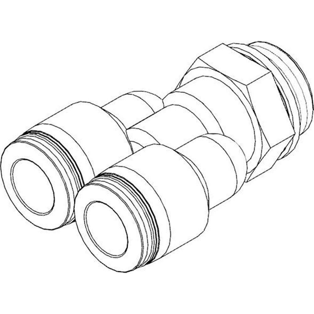FESTO - QSY - Y-steekverbinding - standaarduitvoering - nominale diameter 3,1 tot 8,3 mm - VE 1/10 stuks - prijs per VE
