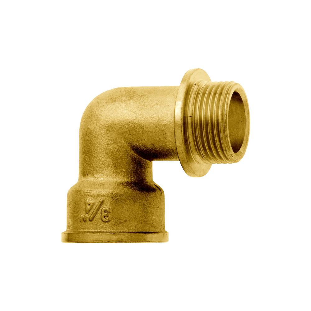 GEKA® - Albue 90° - Messing - 1x IT til 1x AG G1/4 til G1 - Pakke med 1 - Pris pr.