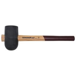 Gedore red rubber mallet - head diameter 75 mm - spherical and flat face - price per piece