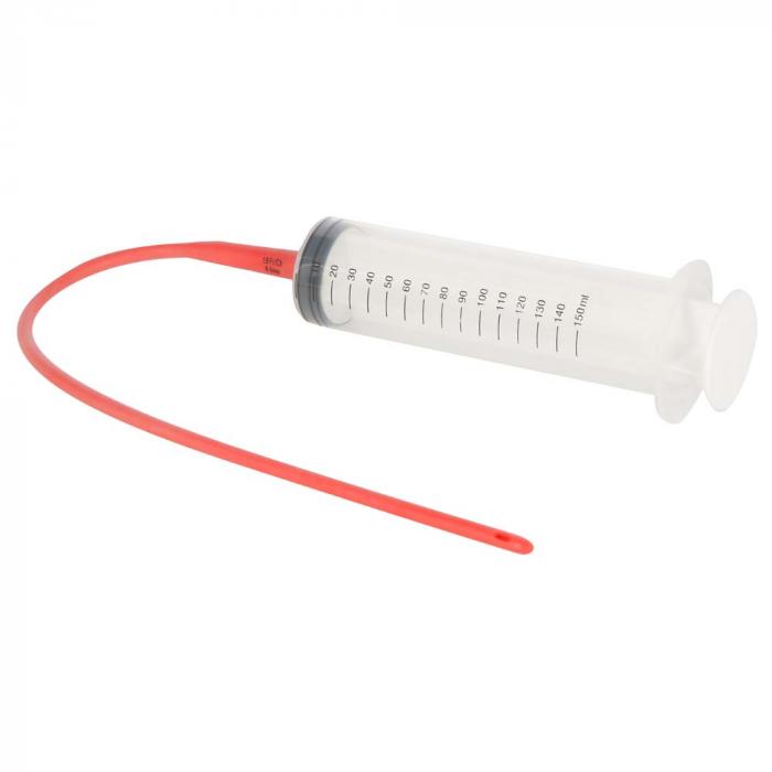 Seringue d'injection avec sonde - longueur de la sonde 40 cm - capacité 60 à 150 ml