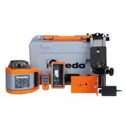 Nedo rotatielaserset SIRIUS 1 HV - Laserklasse 3R of 2 - Inclusief ACCEPTOR MAXX, richtplaat, wand- en verticale houder - Prijs per set