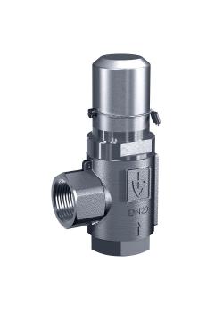 Baureihe 418 - Überströmventile/Regelventile - Edelstahl - Eckform - mit Ge­windeanschlüssen - Außenverstellung - DN 10 bis DN 32 - PTFE - verschiedene Ausführungen