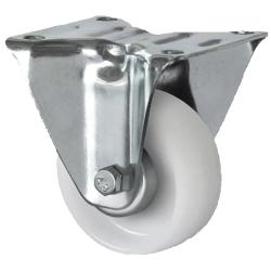 Ruota fissa CASCOO - Serie P0P0 - Ruota in PP - &Oslash; della ruota da 80 a 200 mm - Altezza totale da 105 a 235 mm - Portata da 80 a 250 kg - Prezzo al pezzo