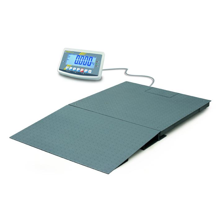 Scale - max. Veieområdet 600-6000 kg - typegodkjenning - med veieplattform