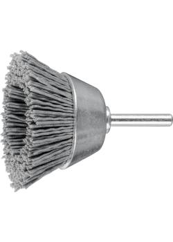 PFERD koppbørste TBU med skaft - plasttrim silisiumkarbid - bundet - ytre-ø 50 og 60 mm - trimmateriale-ø 0,90 mm - pakke med 10 - pris per pakke