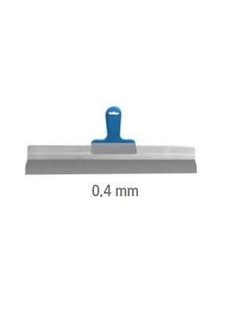 Flat spatelaluminium med ergonomisk mykt håndtak - rustfritt - Premium - 170 til 570 x 0,4 mm