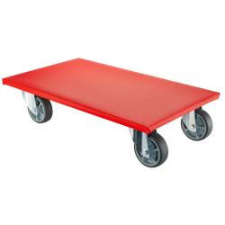 Universalvogn - r&oslash;d - lasteevne op til 330 kg - platformst&oslash;rrelse 350x600 mm - pris pr. stk.