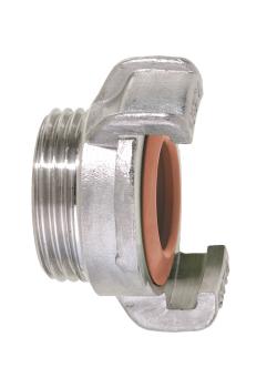 Pieza roscada GEKA® plus EK - para agua potable - con rosca macho - G 1/2 a G 1 pulgada - acero inoxidable - máx. 40 bar - precio por unidad