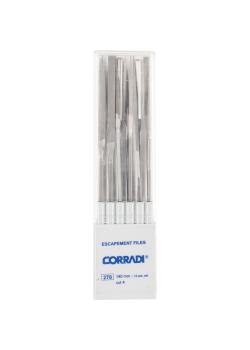 PFERD CORRADI escapement file set 270 - lengde 140 mm - H5