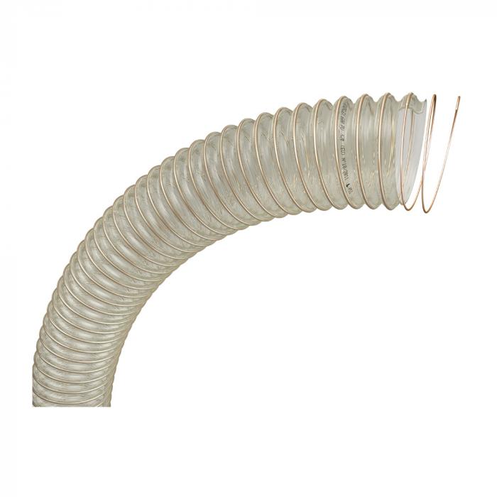 Tuyau d'aspiration et de transport Windflex® 600 PU - Polyuréthane - Ø intérieur 40 à 305 mm - Longueur 10 m - Prix par rouleau