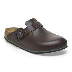 Birkenstock - Boston PRO Träsko - Belagd naturläder - Java - Smal - Storlekar 35 till 48 - Pris per par