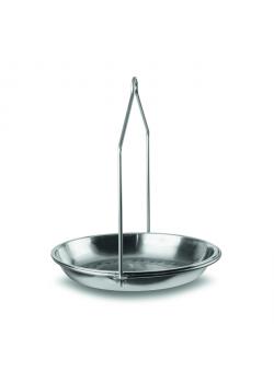 Pan - max. Load 30 kg - Dimensioner (Ø x H) 273 x 40 mm - rustfri stål