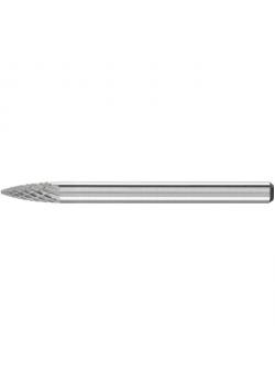 Frässtift - PFERD - Hartmetall - Schaft-Ø 3 mm - Spitzbogenform - Zahnung 3 PLUS bis 5