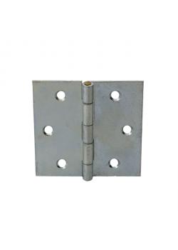 Bisagra - DIN 7954 C - laminada - cuadrada - galvanizada - Precio por unidad de embalaje