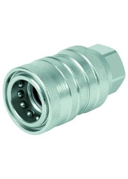 Faster steekkoppeling serie SV - mof - verchroomd staal - DN 10 tot 25 - binnendraad G 3/8" tot G 1" - PN tot 300