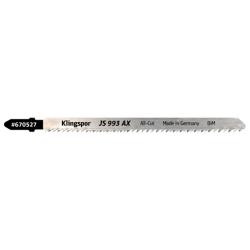Bi-metalli-pistosahanterä - JS 993 AX Special - yleiskäyttöinen - mitat 8 x 132 x 1,27 mm - käyttöpituus 110 mm - materiaalipaksuus 3 - 80 mm - TPI 10 - 14 - 5 kpl pakkaus - hinta per pakkaus