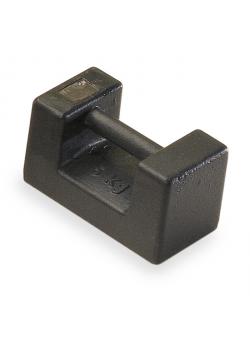Test Vekt M 1-5 kg ​​- toleranse +/- 0,25 g - blokkform - støpejern