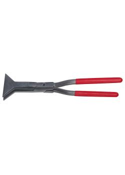 Alicates para prensar y doblar - rectos - ancho de boca 80 mm - longitud total 320 mm - acero de calidad