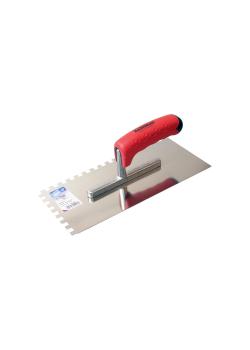 Truelle "ERGO-TOP" - acier - dentelée - 8x8 - longueur 280 mm