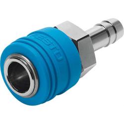 FESTO - Liitinmuhvi KD4-N-9 - Messinki - Käyttöpaine -0,95 - 12 bar - CRC 1 - Letkuliitin 9 mm - Hinta per kappale
