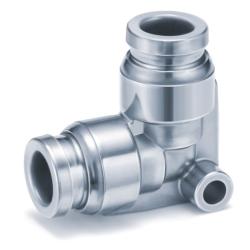 Winkel-Steckverbindung KQG2L - Edelstahl - Schlauch-Außen-Ø 3,2 bis 16 mm - Preis per Stück