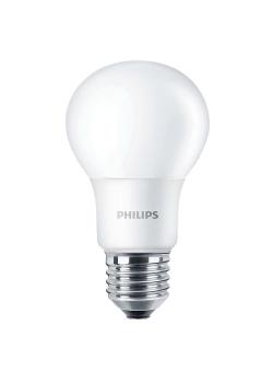 Philips LED-pære - E27 - 5,5 til 13 W - CorePro - frostet - 470 til 1521 lm - 2700 til 4000 K - pris per stk.