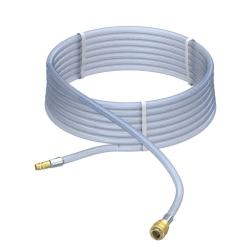 Wąż parciany z PVC - ze złączem szybkomocującym - &Oslash; wewnętrzna 6 do 13 mm - &Oslash; zewnętrzna 12 do 19 mm - PN maks. 15 bar - cena za sztukę