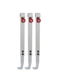 Trekhaak - Model 3-502-S - 3 stuks - snel verstelbaar - KUKKO