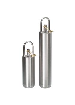 Nedsænkningsbombe - messing - indhold 500 ml - højde 300 mm - Ø 75 mm - vægt 3,0 kg
