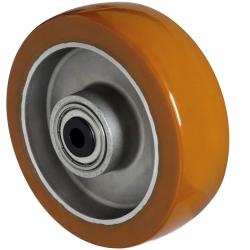 CASCOO Polyurethanrad - Serie AAU5 - f&uuml;r Transportger&auml;terollen - Rad-&Oslash; 100 mm - Tragkraft 250 kg - Preis per St&uuml;ck