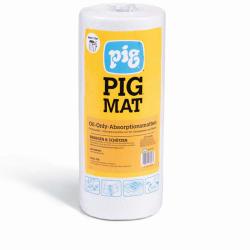 PIG® Oil-Only bindvliesrol - Light Weight - absorbeert 12,5 l/rol - breedte 38 cm - lengte 15 m - prijs per rol